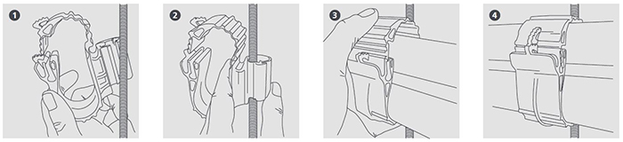 Suspenders plastiques Aspen Pumps
