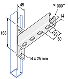 Console Unistrut 41x41