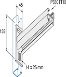 Console Unistrut 41x21 double