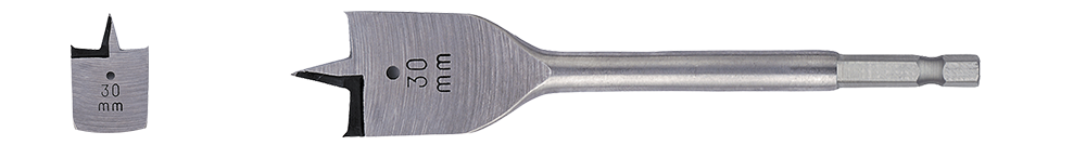 MECHES A BOIS HELLER Coffret mèches à bois plate